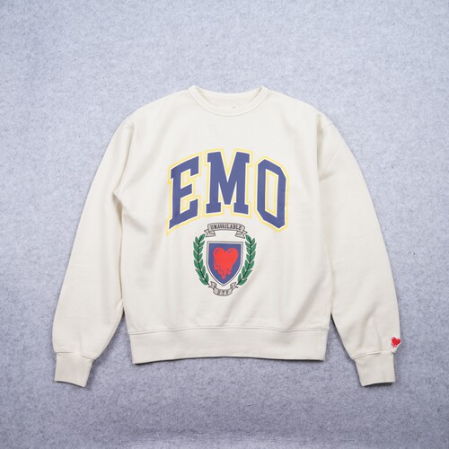Emotionally/Unavailable (EU) EMO 纯棉校徽圆领卫衣 公价3500元