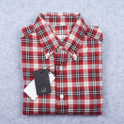 葡萄牙原产纯棉格纹长袖衬衫  公价3500元