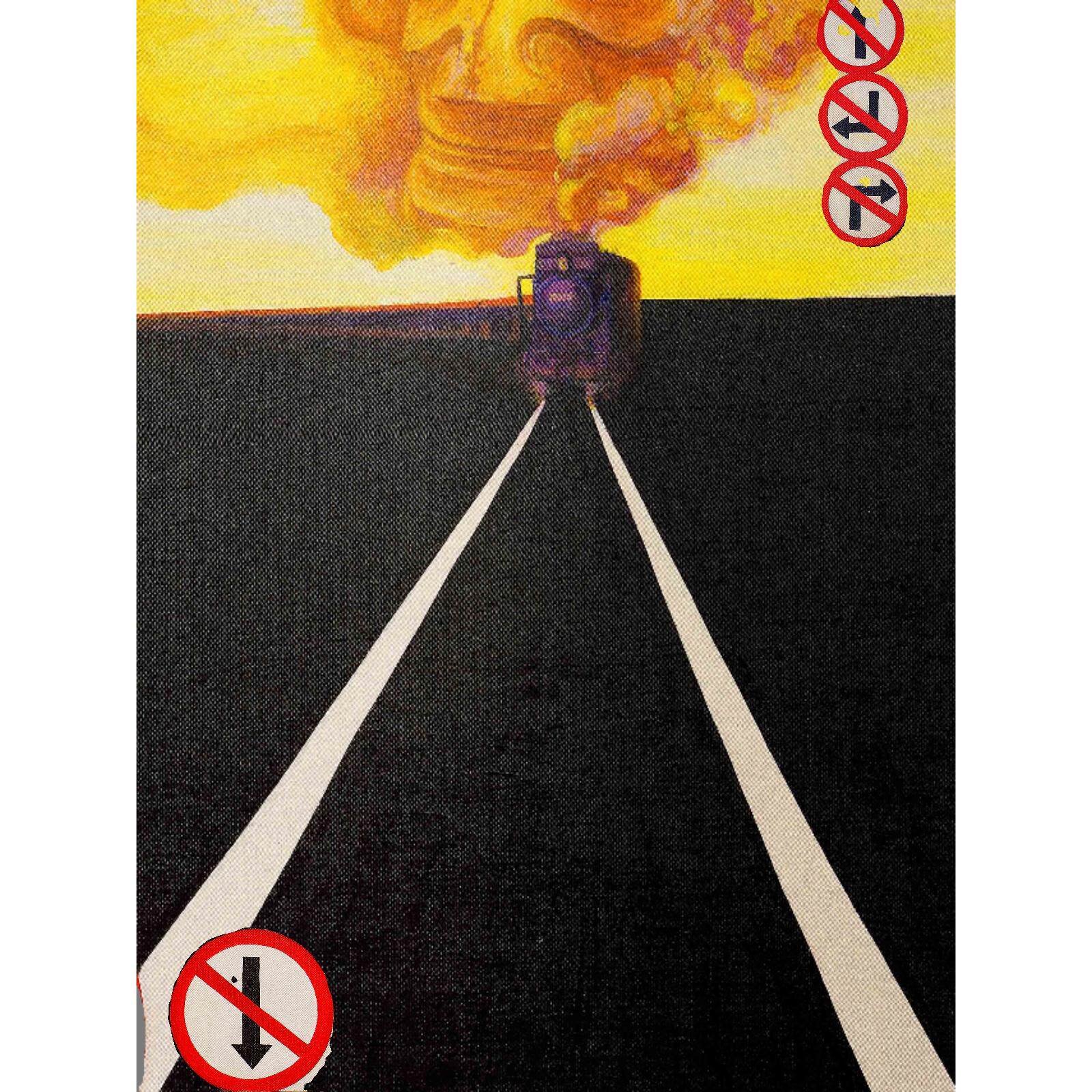 原作《无路可走》 谭先智三星堆油画