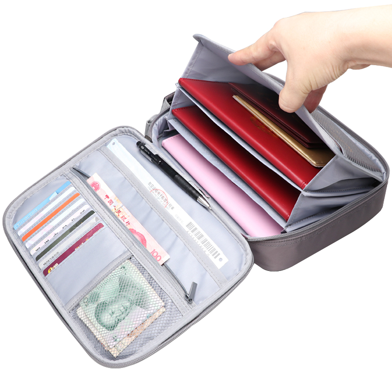 寶寶證件收納包多層便攜防潑水