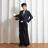 Babefish 高级感针织毛衣 onze老钱风深v领绵羊毛亲肤慵懒风修身