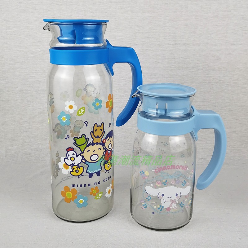 三丽鸥冷水壶大容量玻璃耐高温