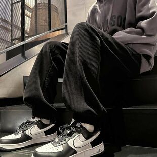 250克复网灯芯绒黑色深灰M5XL加绒350克