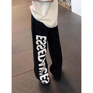 高街潮流宽松休闲直筒抽绳卫裤 FOG复线SEIALS休闲长裤 美式