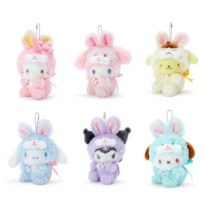 Sanrio, милая бриллиантовая плюшевая кукла, подвеска, подарочная на день рождения