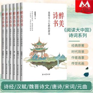 醉美诗书美的令人心醉的唐诗宋词元曲诗经汉代诗赋魏晋诗文醉美古诗词书籍中国文学诗词赏析类读物让你的语言充满文化底蕴课外书籍