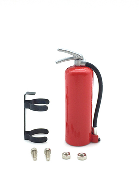 1/10仿真攀爬车饰品 迷你灭火器配件 AXIAL SCX10 TRX4 D90 CC01