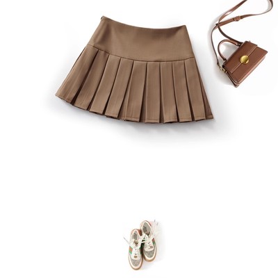 超短裙百褶小个子显高半身裙