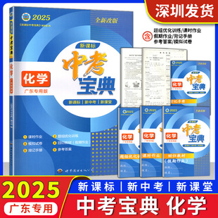 2025春新课标中考宝典化学初中九年级中考练习题册含课时作业题组优化训练模拟试卷假期作业背记手册参考答案广东专用版