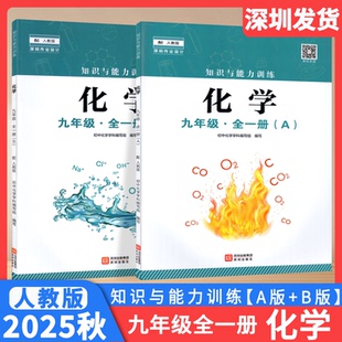深圳出版 配人教版 社 B版 2025秋知识与能力训练初中化学9九年级全一册A版