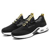 防砸防刺穿工地大孔气垫安全防护鞋 轻便透气工作鞋 男夏季 劳保鞋