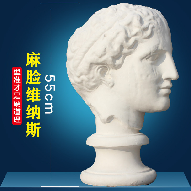 石膏像麻脸石膏教具巴特农石膏像素描 艺考静物教具模型 美术用品