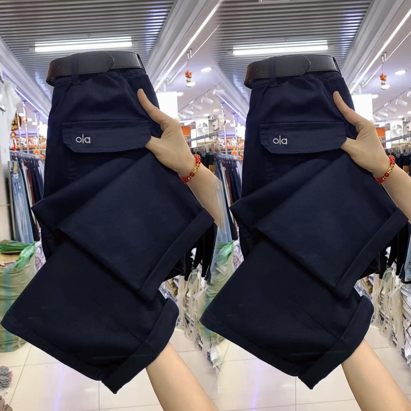 韩版工装休闲裤子女2025秋季新款洋气高档时尚直筒裤洋气百搭长裤