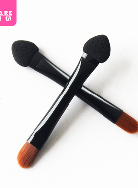 pq801_双头眼影刷眼影棒软毛海绵晕染化妆刷彩妆大小号便携新手化