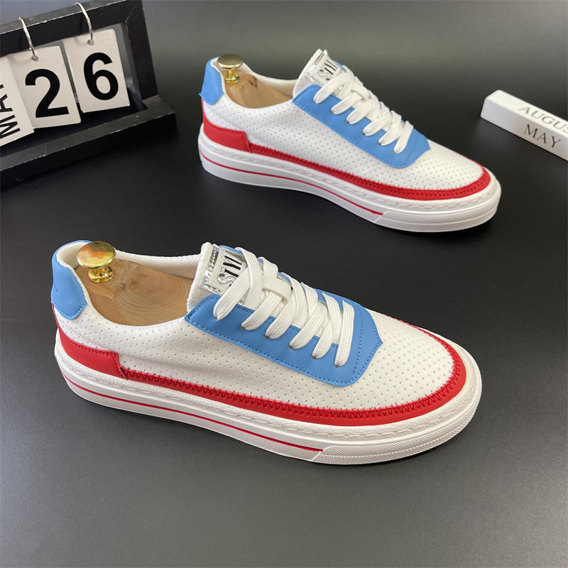 鸿运潮先生网面弹力布男鞋夏季透气运动休闲鞋126.5元