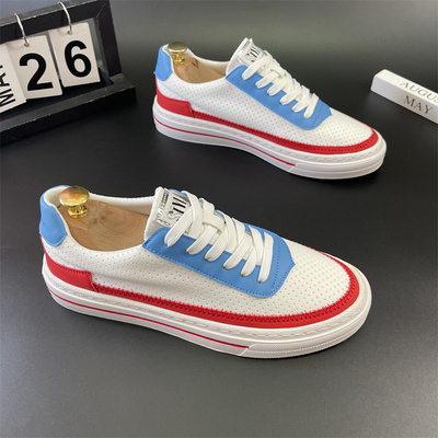 鸿运潮先生网面布鞋休闲舒适