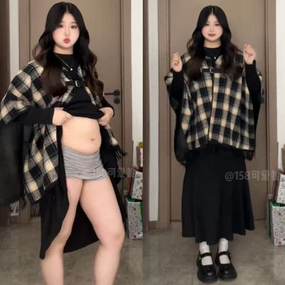 大码胖MM秋装搭配一整套女