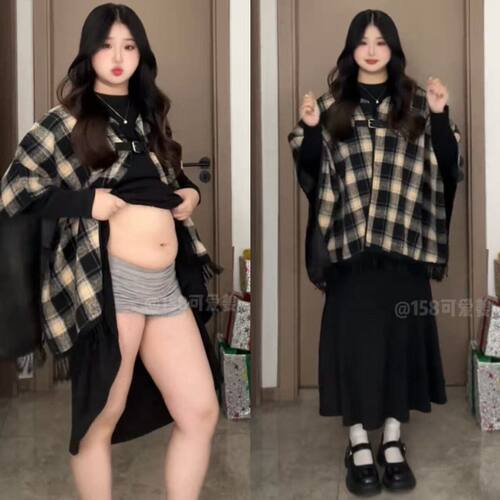 大码胖MM秋装搭配一整套女