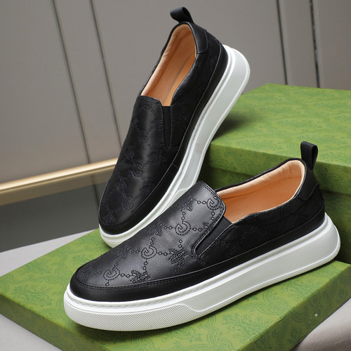 2026男鞋懒人鞋单鞋牛皮乐福鞋