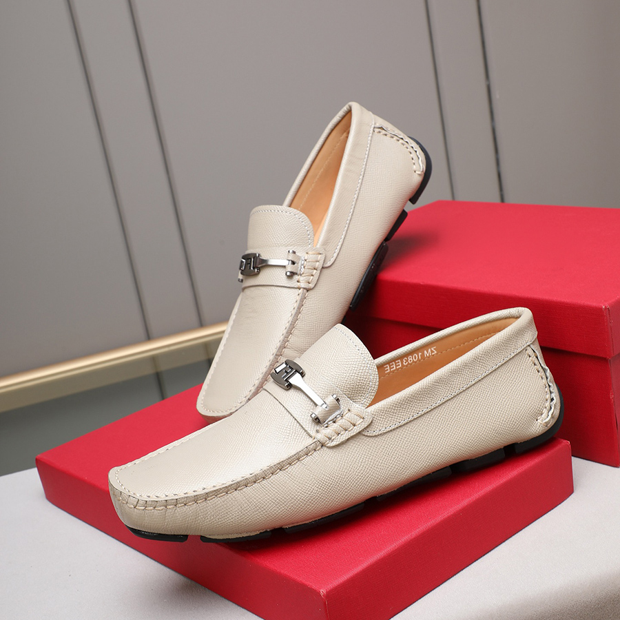 男鞋潮牌牛皮牛津鞋真皮豆豆鞋