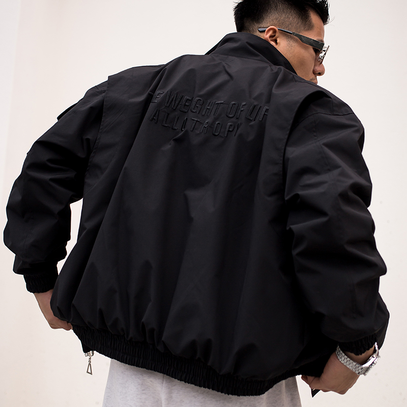 新品春季潮流设计时装立领廓形