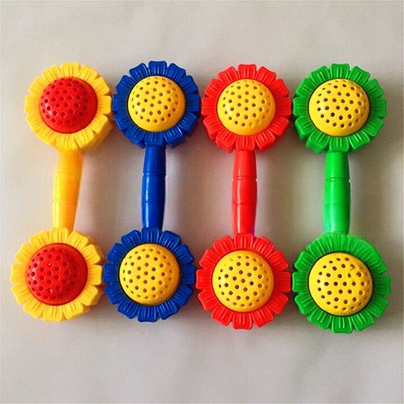 幼儿园早操器械道具加厚有声哑铃儿童健身体操环舞蹈铃塑料手摇铃