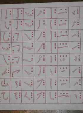 小学生楷书基本笔画水写布  柳体楷书基础教材 万次练习