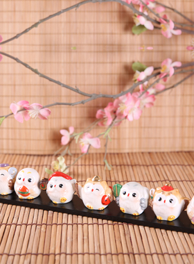 药师窑日本七福神汽车乔迁礼物