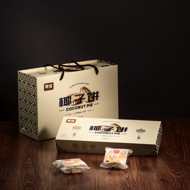 传鹭早龙联合出品厦门特产伴手礼椰子饼礼盒装送礼糕点手工制作