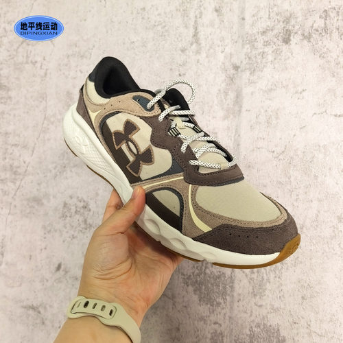 安德玛男鞋复古绒面革柔韧运动鞋