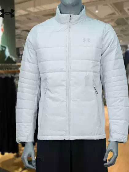 Under Armour Ua Genuine Sports Thin Cotton Jacket Autum Men's Cotton Jacket Storm Water-Repellent Casual Jacket 1378057