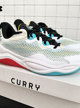 安德玛库里篮球鞋春季男子网眼透气缓震轻便耐磨运动鞋3027262AD