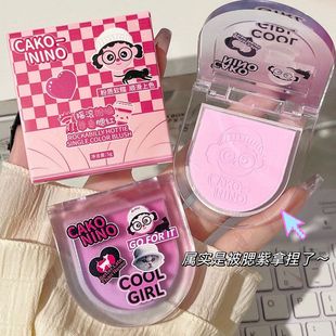 色持膨胀腮红显色CAKO摇滚显嫩妆不易NINO 哑光胭脂辣妹单色飞粉