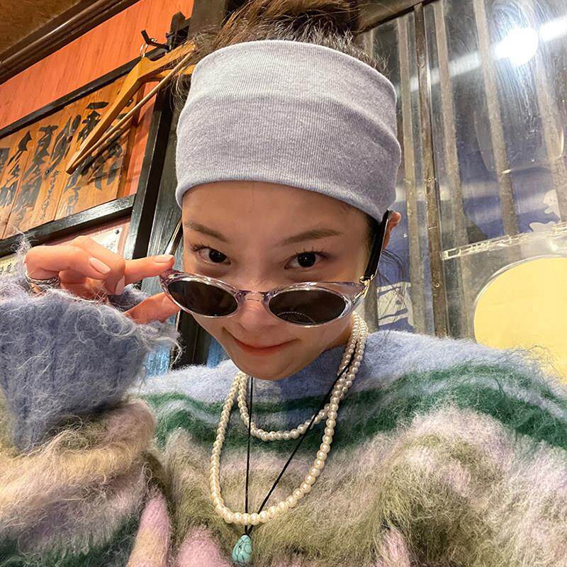 英国NTYUK运动风针织发带女高弹力健身透气吸汗发饰百搭头带