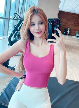 英国Next Rtrx一体式胸垫运动内衣女跑步防震高强度健身瑜伽背心