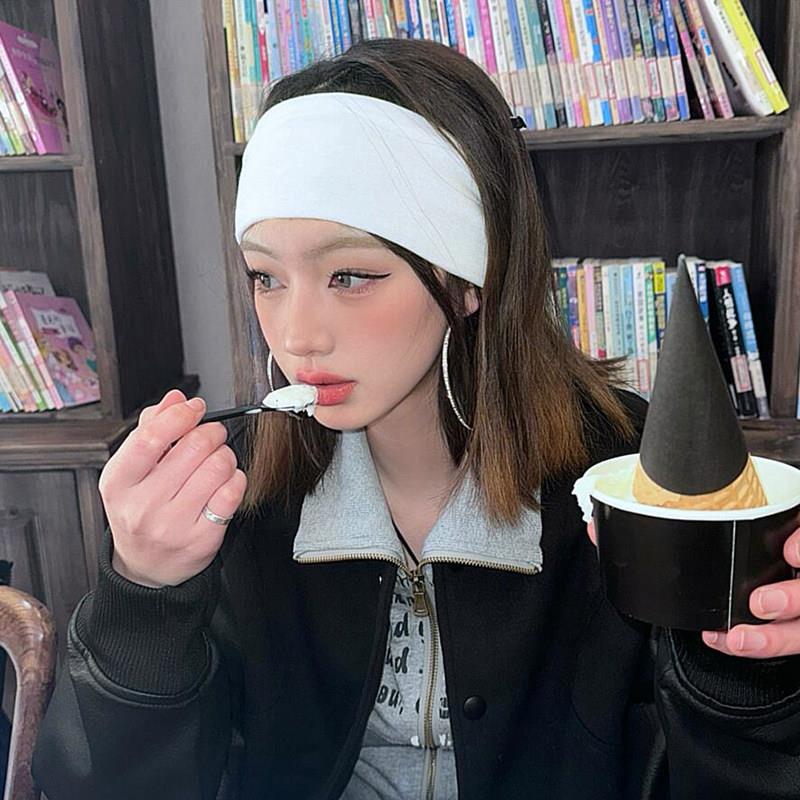 英国新款宽边月子发带瑜伽头巾