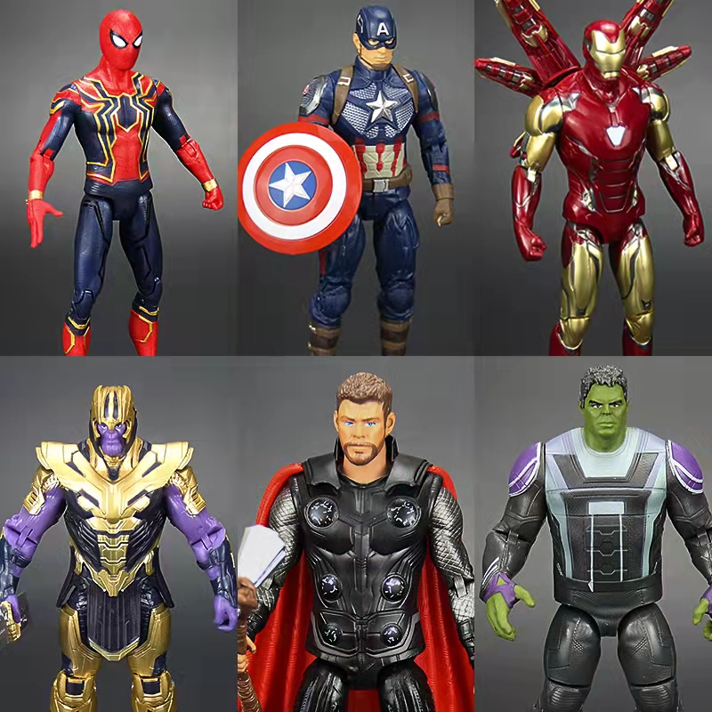 漫威复仇者联盟蜘蛛侠钢铁侠7寸