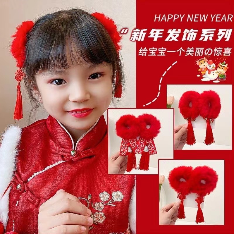 女童中国风发夹汉服头饰