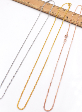 镀14k金   45cm项链