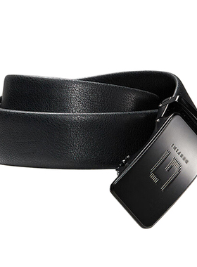 罗米欧四季男士新款合金自动扣腰带头商务休闲单圈皮带D1D003