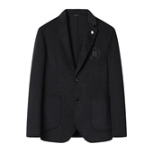 罗米欧春秋季 A3R16700 商务刺绣双面呢两粒单排扣西装 男装 新款