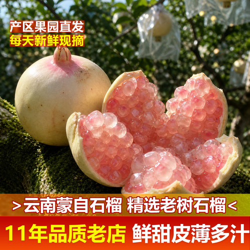 蒙自石榴皮薄多汁精选多年老树