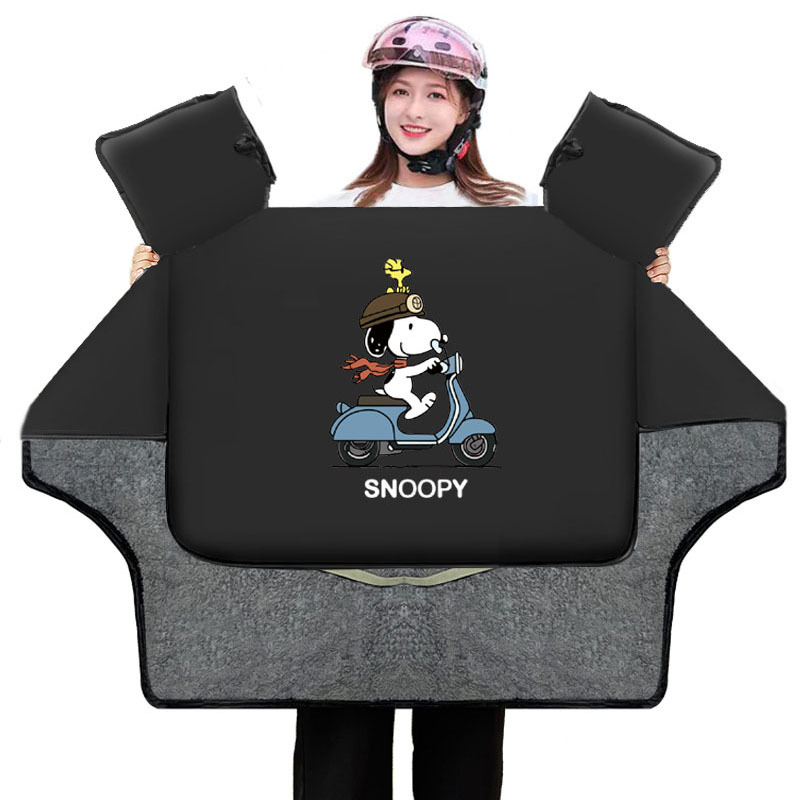 电动车挡风被冬季加绒加厚冬款摩