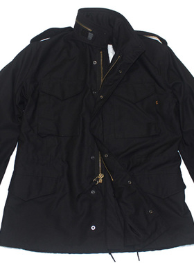 美国经典黑色M65风衣户外摄影立领中长款休闲时尚商务男装