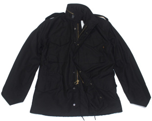 美国经典黑色M65风衣户外摄影立领中长款休闲时尚商务男装