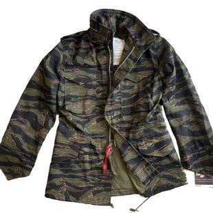 经典越战M65风衣黑虎纹内胆美式复古热带薄款