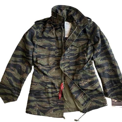 热带定制版黑虎纹越战款纯棉