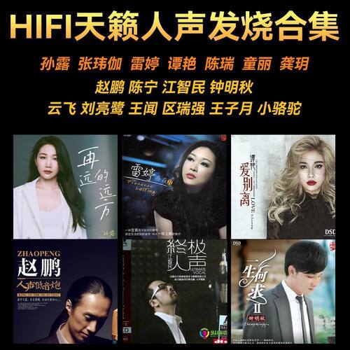 赵鹏孙露WAV无损音乐U盘64G家用HiFi音响试音优盘发烧高音质车载