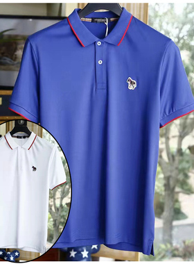 3折夏季进口珠地丝光棉凉爽男士翻领POLO短袖T恤211149 p90