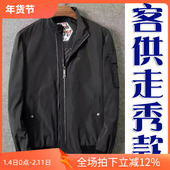 夹薄棉外套18524 1折秋冬客供名师设计双拉链黑色数码 印花男士 P30